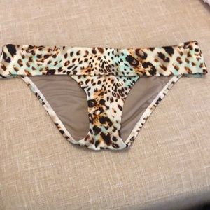 Victoria’s Secret leopard bikini bottom Small animal print